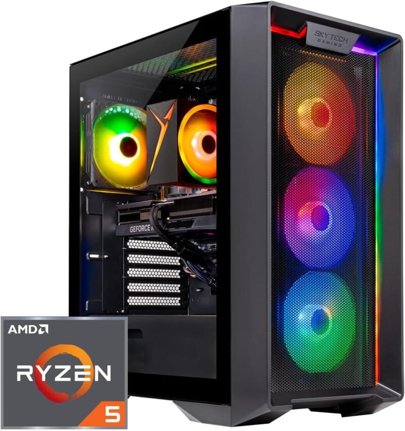 Skytech Nebula Gaming PC Review: Unleashing Power with Ryzen 5 & RTX 4060!