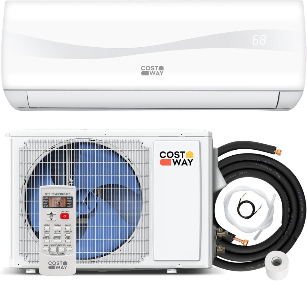 Stay Cool All Year: COSTWAY 12000BTU Mini Split AC & Heater Review