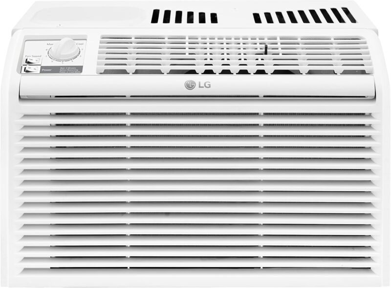 Stay Cool with the LG 5000 BTU Window Air Conditioner: A Must-Have for Small Rooms!