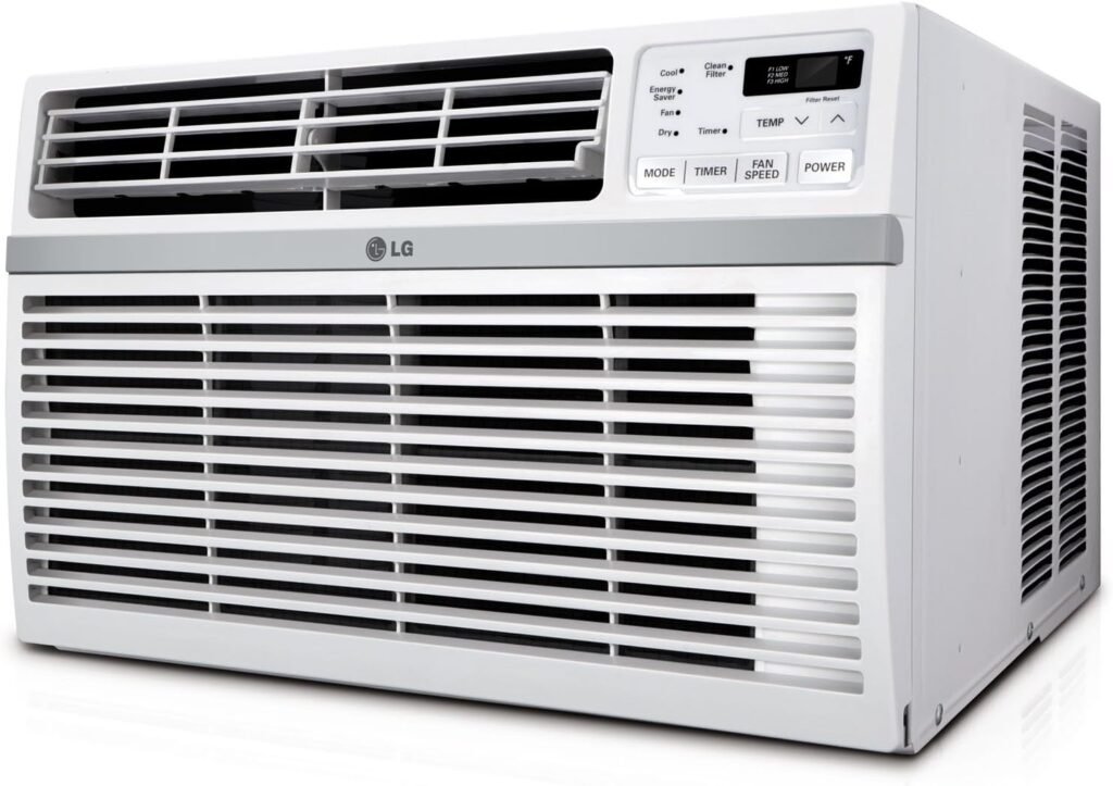 Stay Cool with the LG 8,000 BTU Window Air Conditioner: A Quiet and Efficient Choice for Any Room