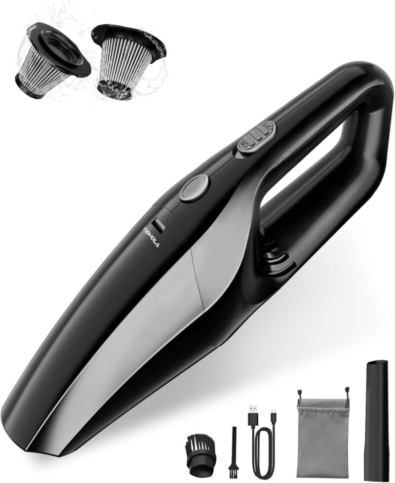 TEMOLA Handheld Vacuum: The Ultimate Portable Cleaning Companion for Home and Car