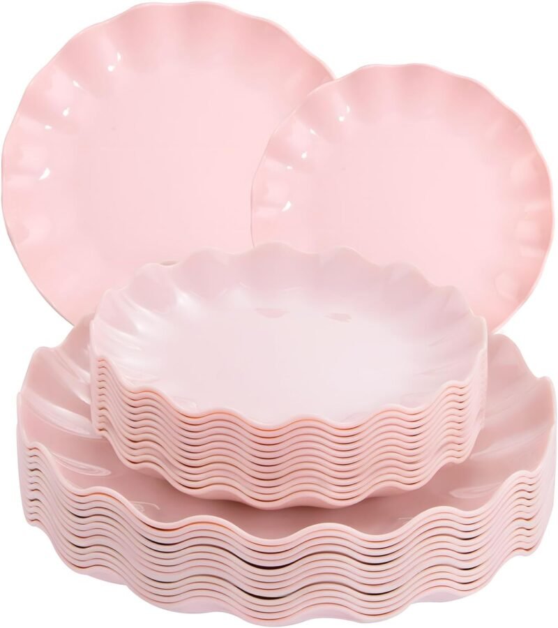 The Perfect Touch: LIYH 24pcs Pink Plates for Every Celebration!