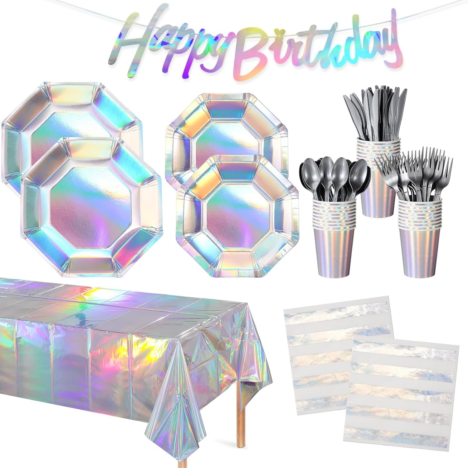 Transform Your Celebration: Review of Iridescent Birthday Party Decorations!