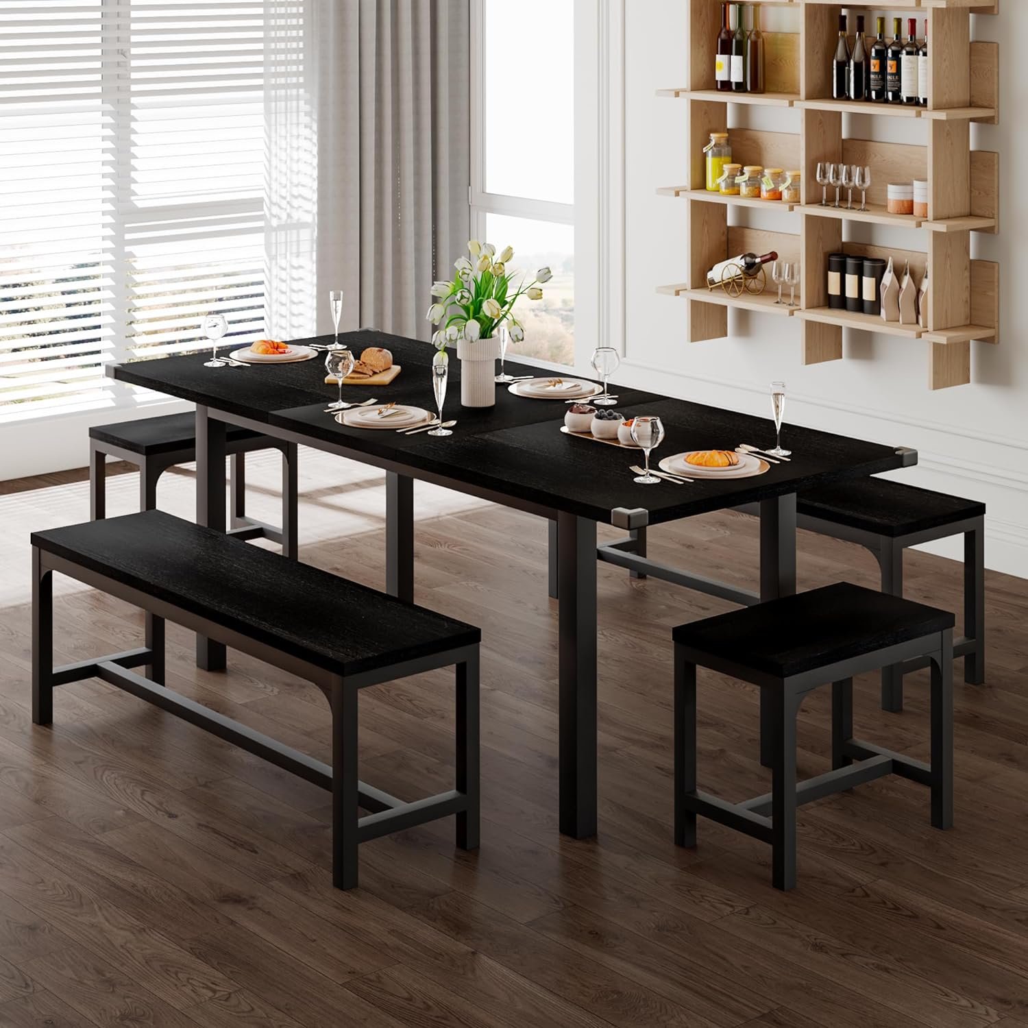 Transform Your Dining Experience: Feonase 5-Piece Extendable Table Set Review