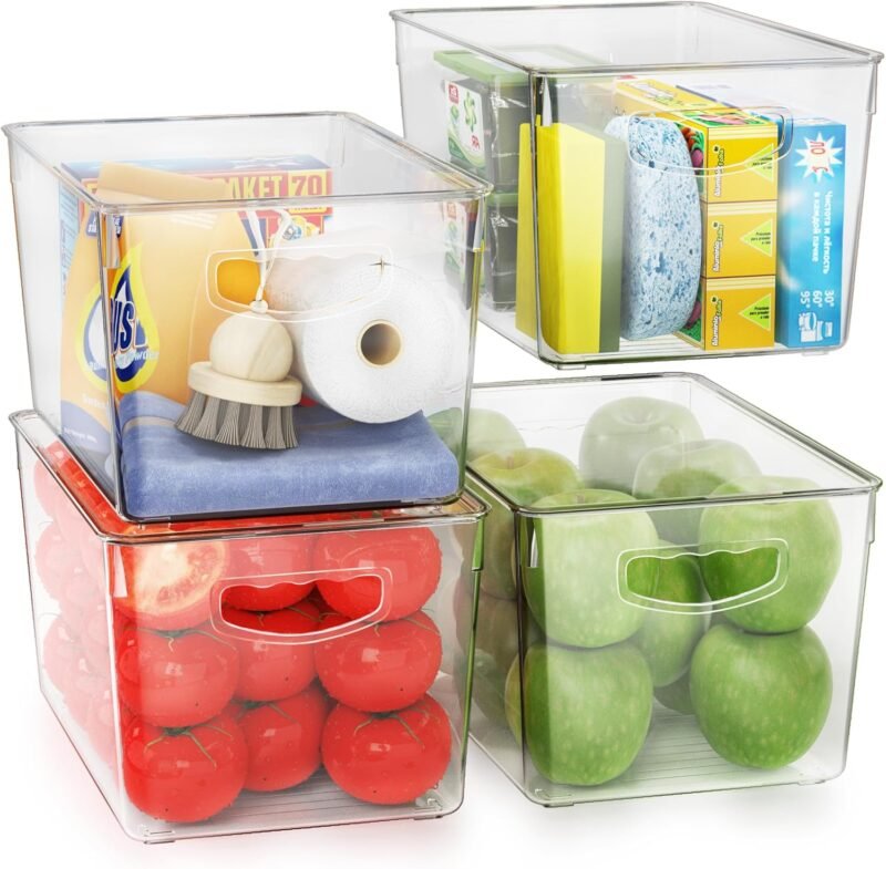 Transform Your Space: Theaoo Clear Storage Bins Review for Ultimate Organization!