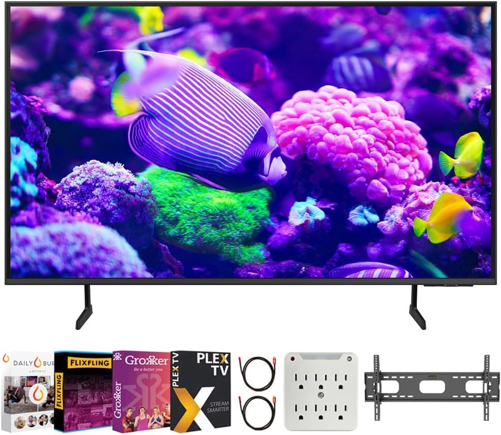 Transform Your Viewing Experience: SAMSUNG DU7200 65” 4K UHD Smart TV Bundle Review!
