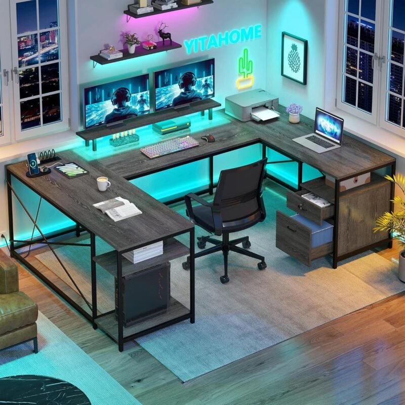 Transform Your Workspace: The YITAHOME U Shaped Desk Review