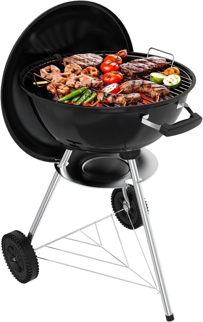 Ultimate 18" Charcoal Grill Review: Your Ideal Companion for Backyard BBQs and Camping