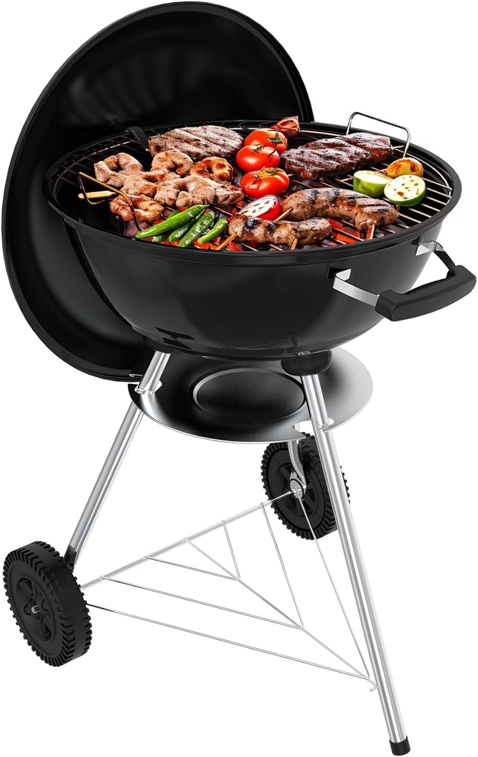 Ultimate 18" Charcoal Grill Review: Your Ideal Companion for Backyard BBQs and Camping