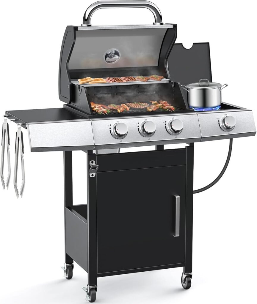Ultimate 3-Burner Propane Grill: Your Backyard BBQ Game Changer!