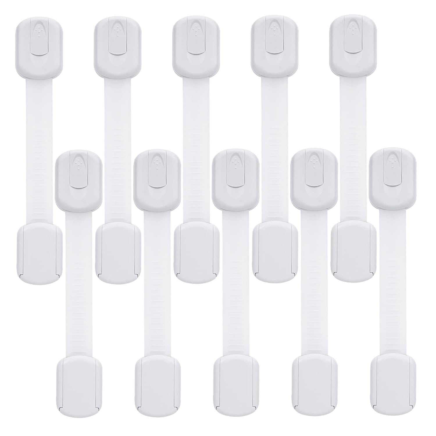 Ultimate Baby Proofing: 10 Pack Child Safety Cabinet Locks for a Secure Home!