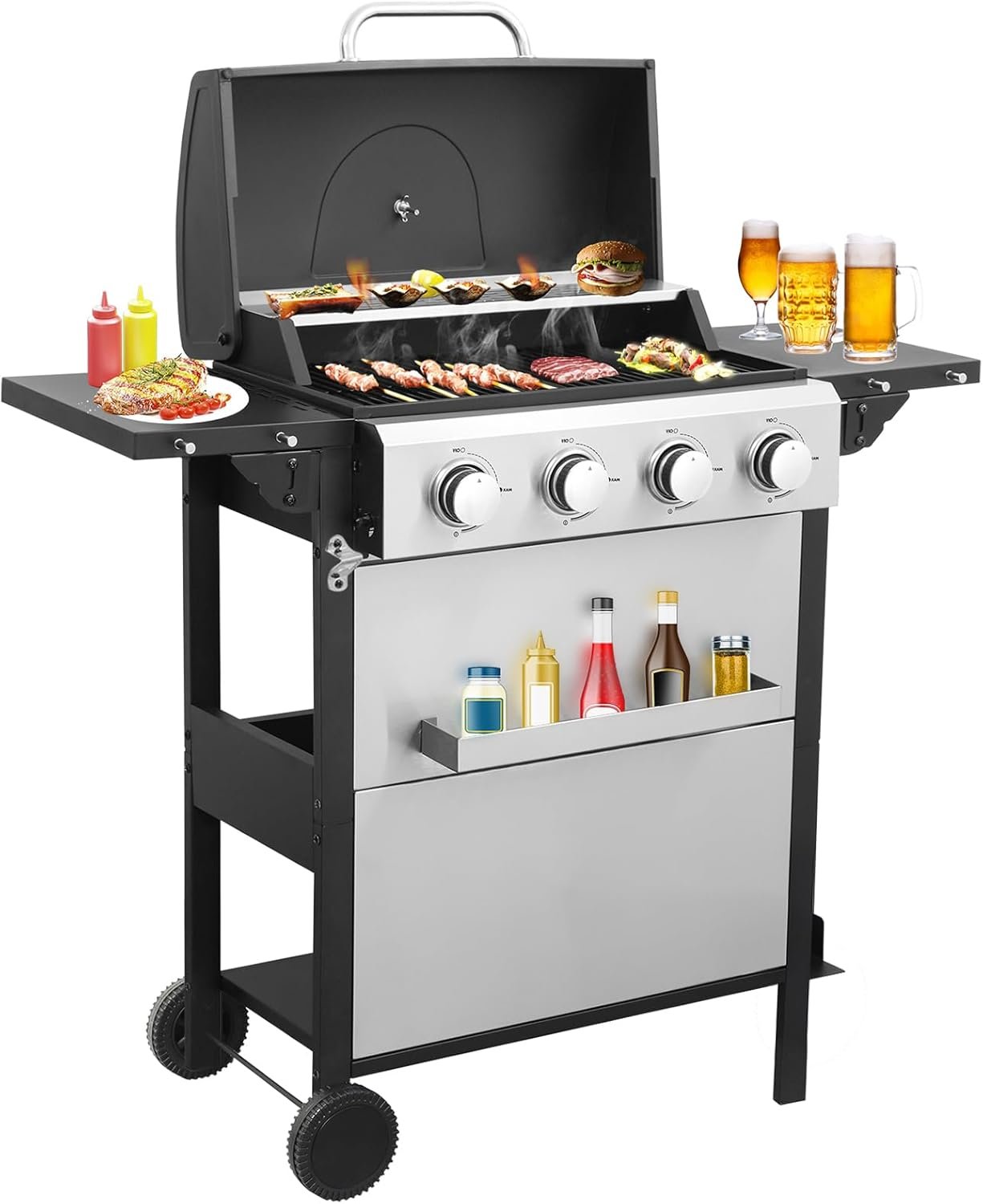 Ultimate BBQ Experience: Review of the 4 Burner Propane Gas Grill