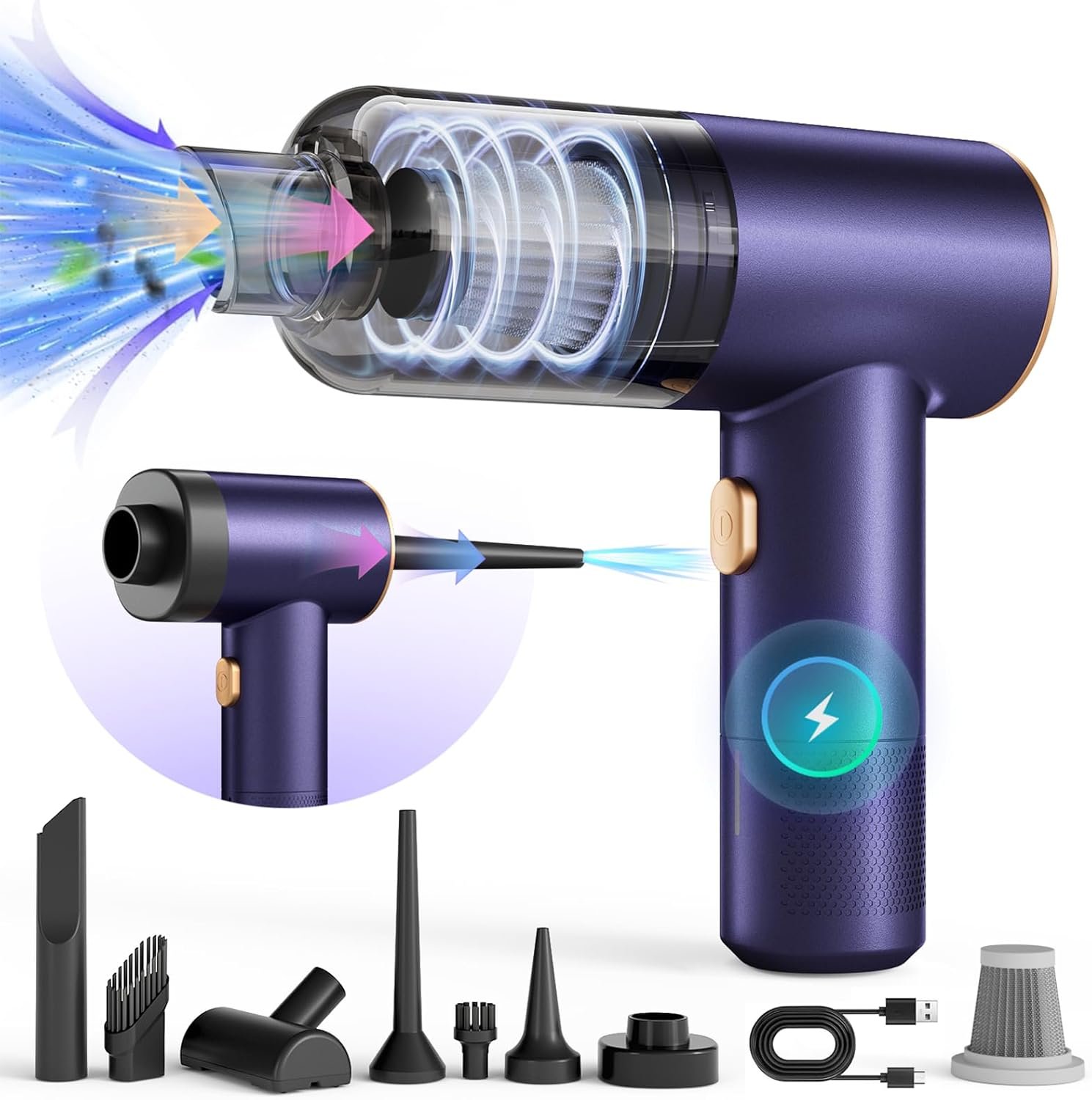 Ultimate Clean Anywhere: Review of the 4-in-1 16000PA Cordless Handheld Vacuum!