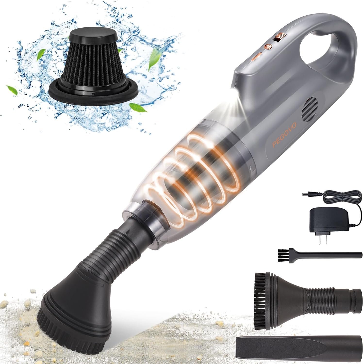 Ultimate Clean Anywhere: The Powerful 360° Handheld Pet Vacuum!