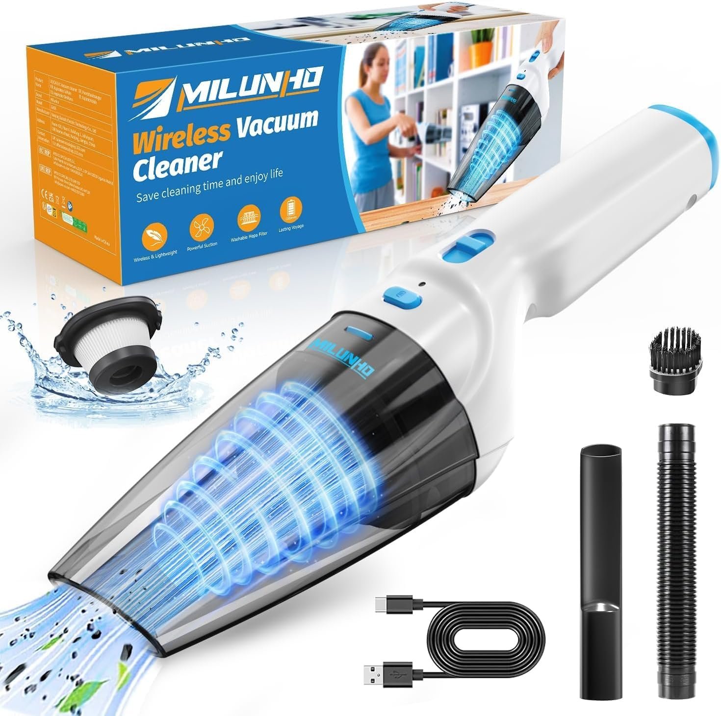 Ultimate Clean: Review of the Cordless Handheld Vacuum with 9500PA Suction Power
