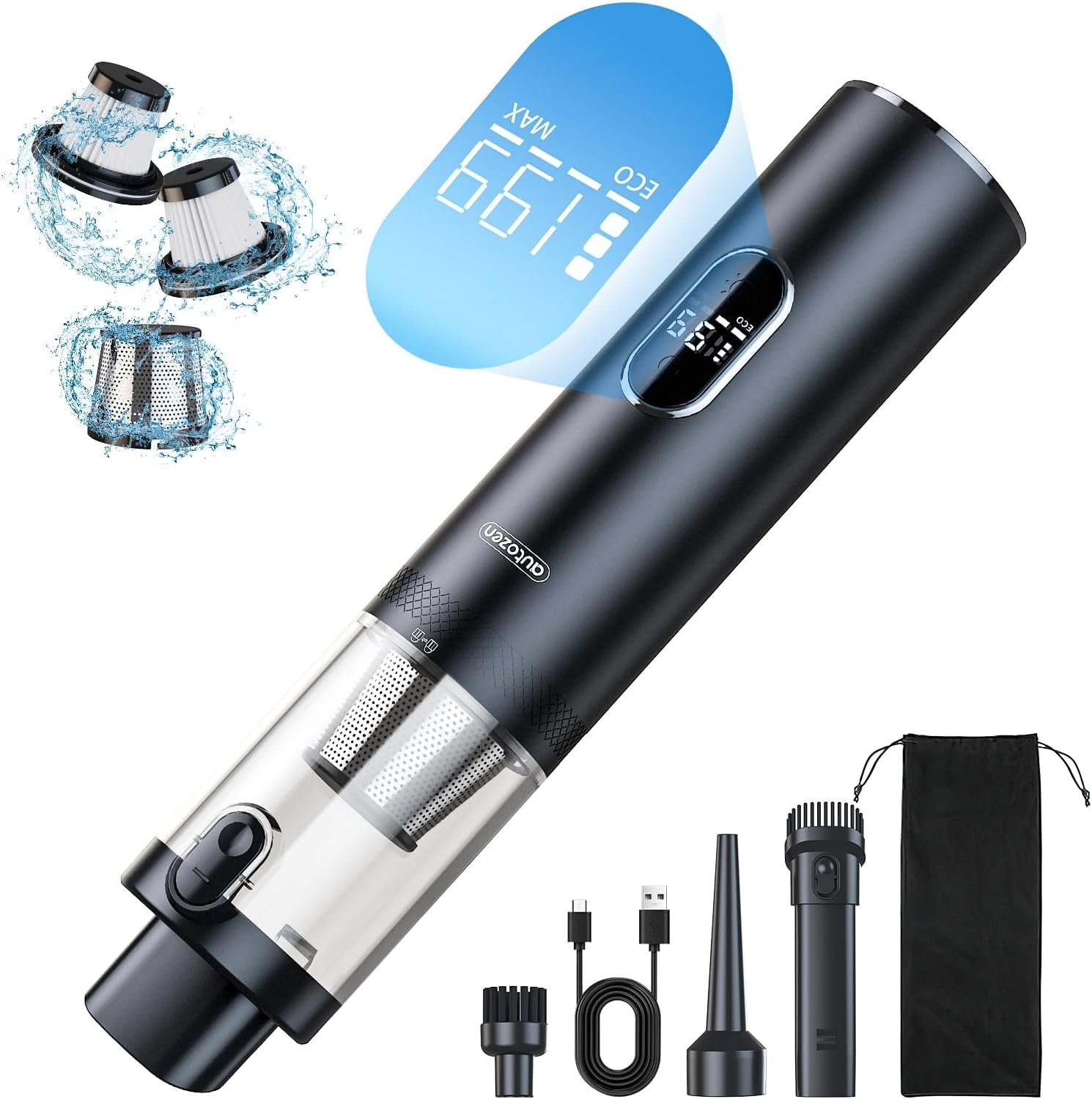 Ultimate Clean: The 4-in-1 Cordless Car Vacuum That Transforms Your Cleaning Game!