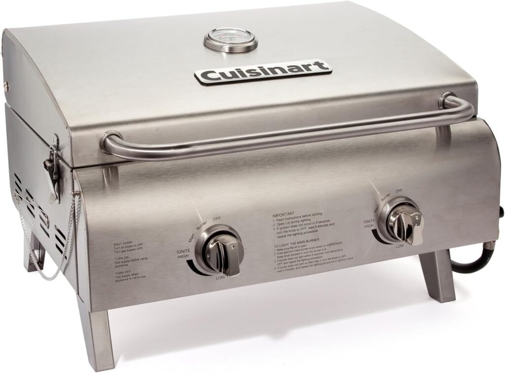 Ultimate Review: Cuisinart Chef's Style Portable Propane Grill for Outdoor Adventures!