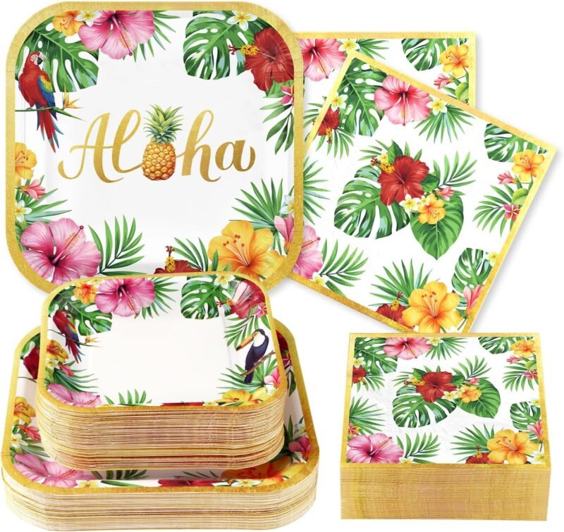 Ultimate Review: Grencian 200Pcs Hawaiian Luau Party Set - Perfect for Your Tropical Celebration!