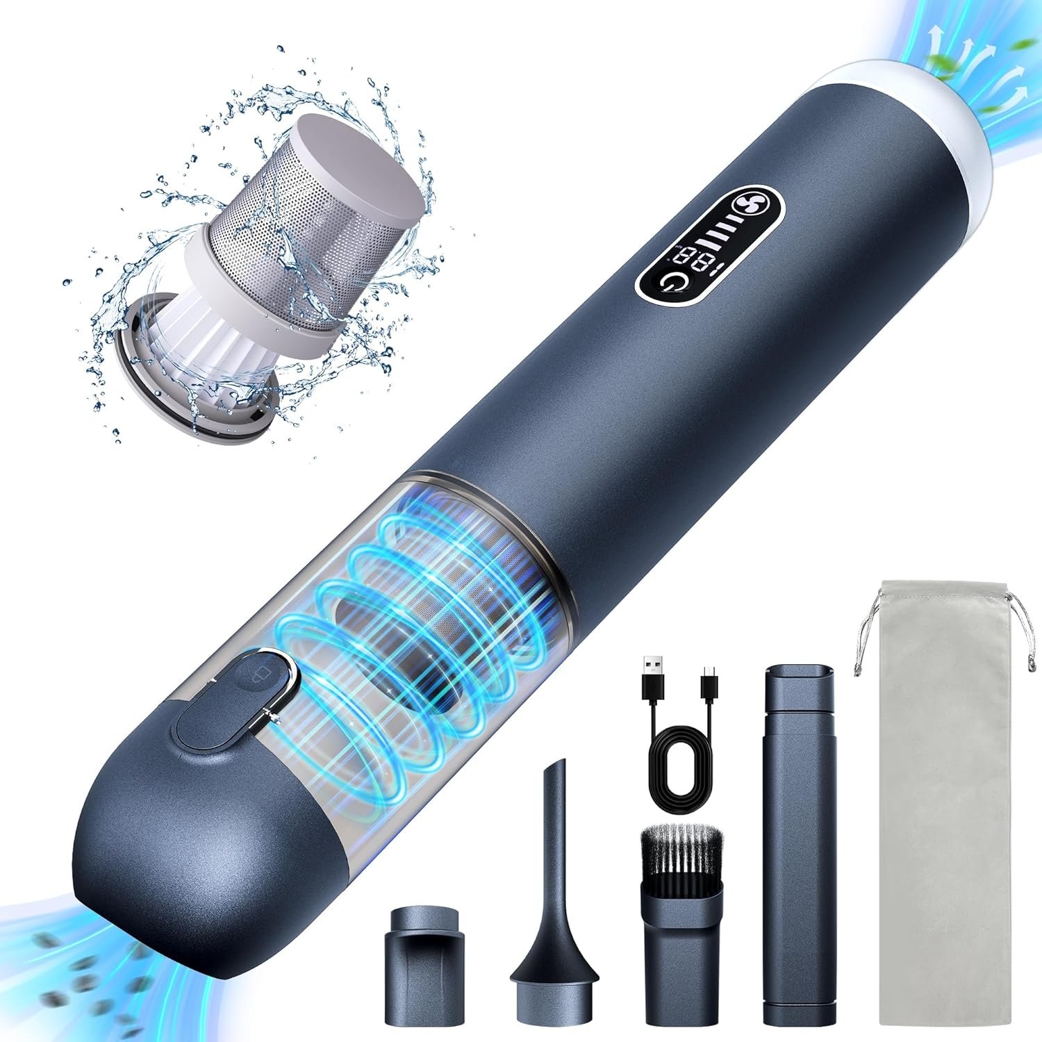 Unleash Cleanliness: The Ultimate Cordless 2-in-1 Car Vacuum Review!