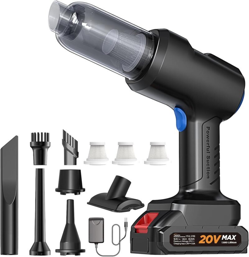 Unleash Cleanliness: WOKEGI Handheld Car Vacuum Review & Insights