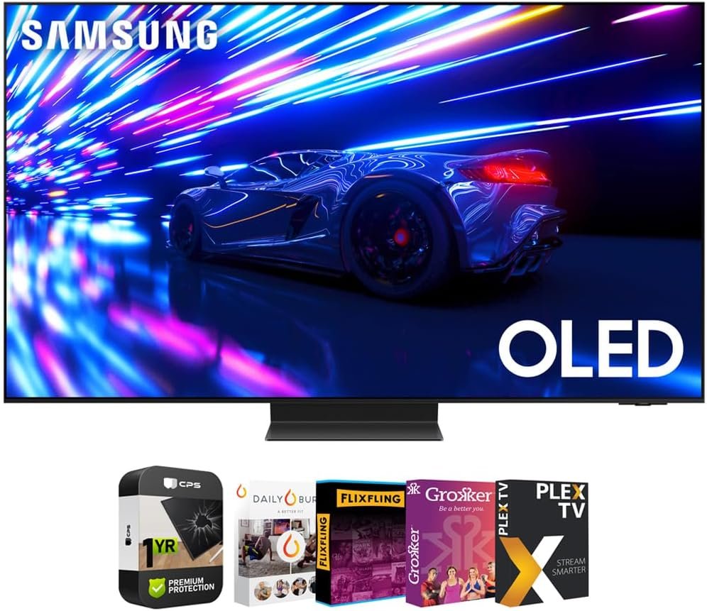 Unleash Entertainment: The 2024 SAMSUNG S95D 65" HDR OLED Smart TV Review & Bundle Insights