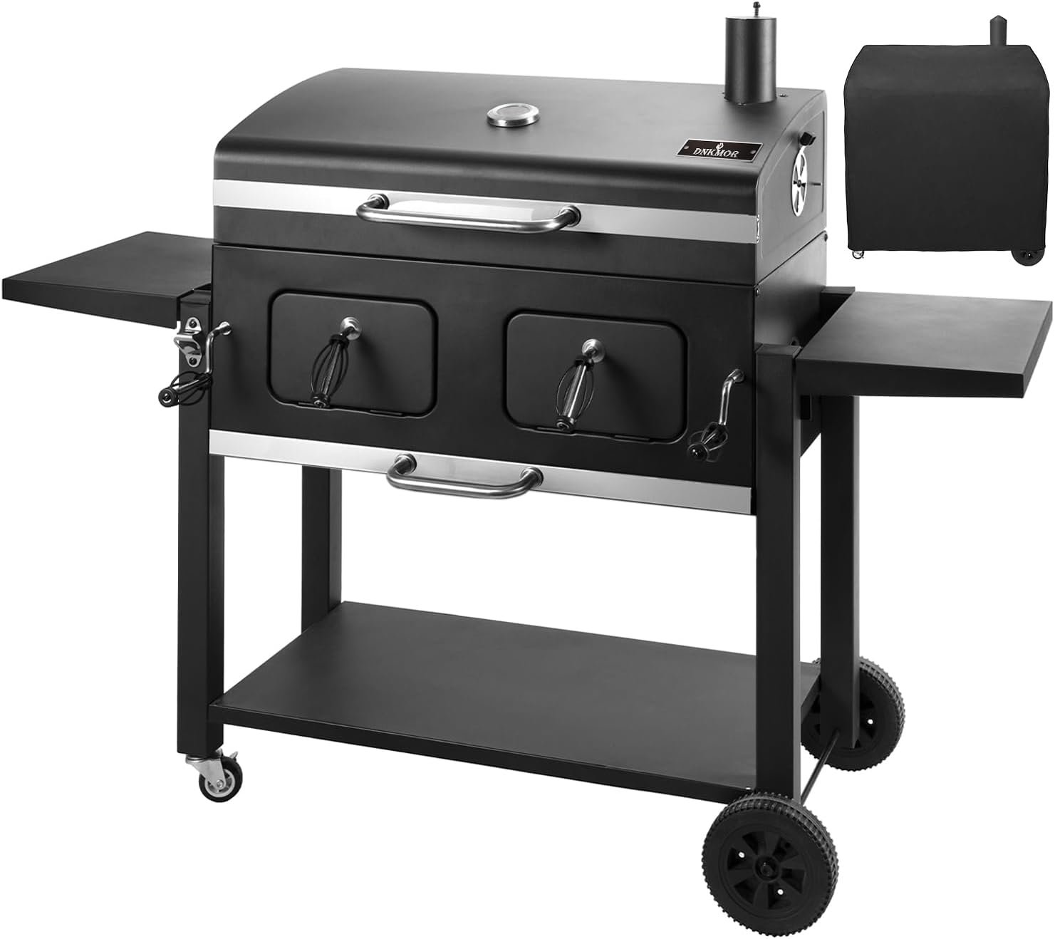 Unleash Flavorful Feasts: Review of the DNKMOR Extra Large Charcoal BBQ Grill