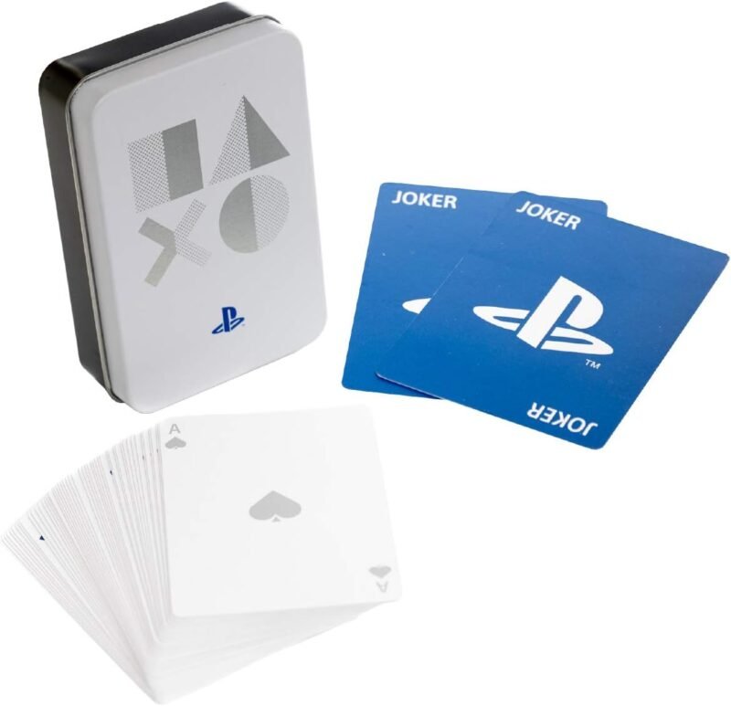 Unleash Fun: Review of PlayStation Playing Cards in a Stylish Storage Tin!