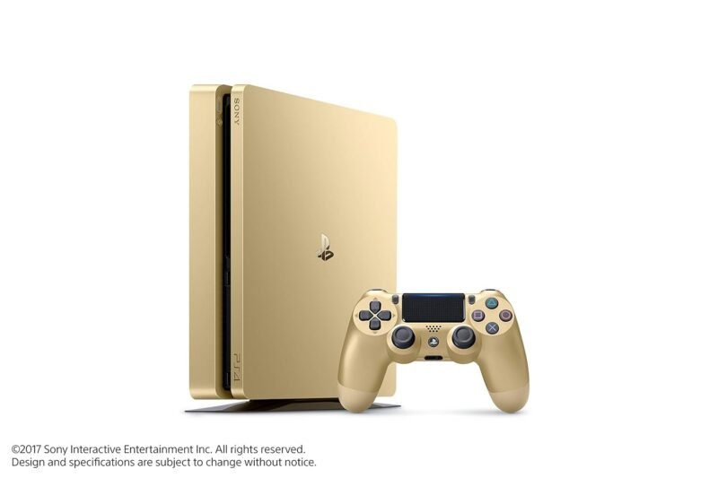 Unleash Gaming Bliss: PlayStation 4 Slim 1TB Gold Console Review