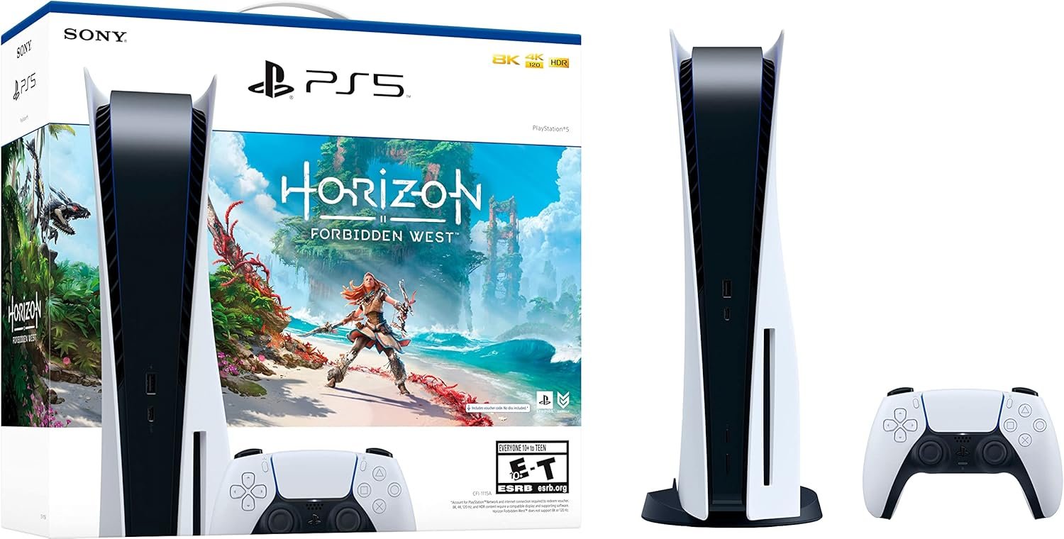 Unleash Gaming Excellence: PlayStation 5 Disc Bundle with Horizon Forbidden West Review!