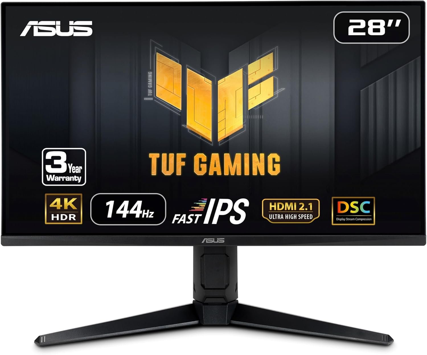 Unleash Gaming Glory: ASUS TUF 28” 4K 144Hz Monitor Review
