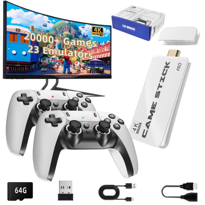 Unleash Nostalgia: Review of the 2025 Upgrade Retro Game Console Stick Pro