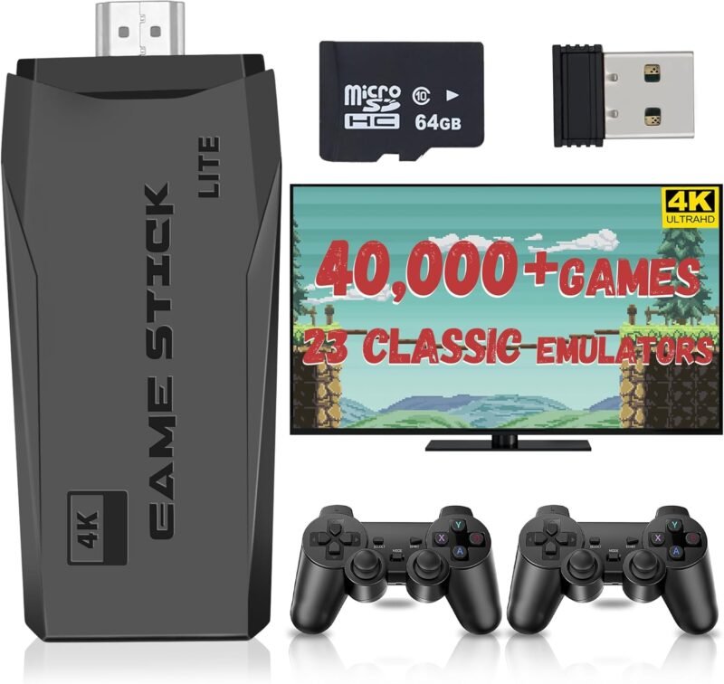 Unleash Nostalgia: Review of the Wireless Retro Game Console with 40,000+ Games!