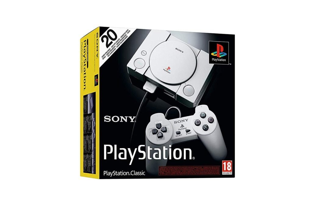 Unleash Nostalgia: Sony Playstation Classic Bundle with 20 Timeless Games!