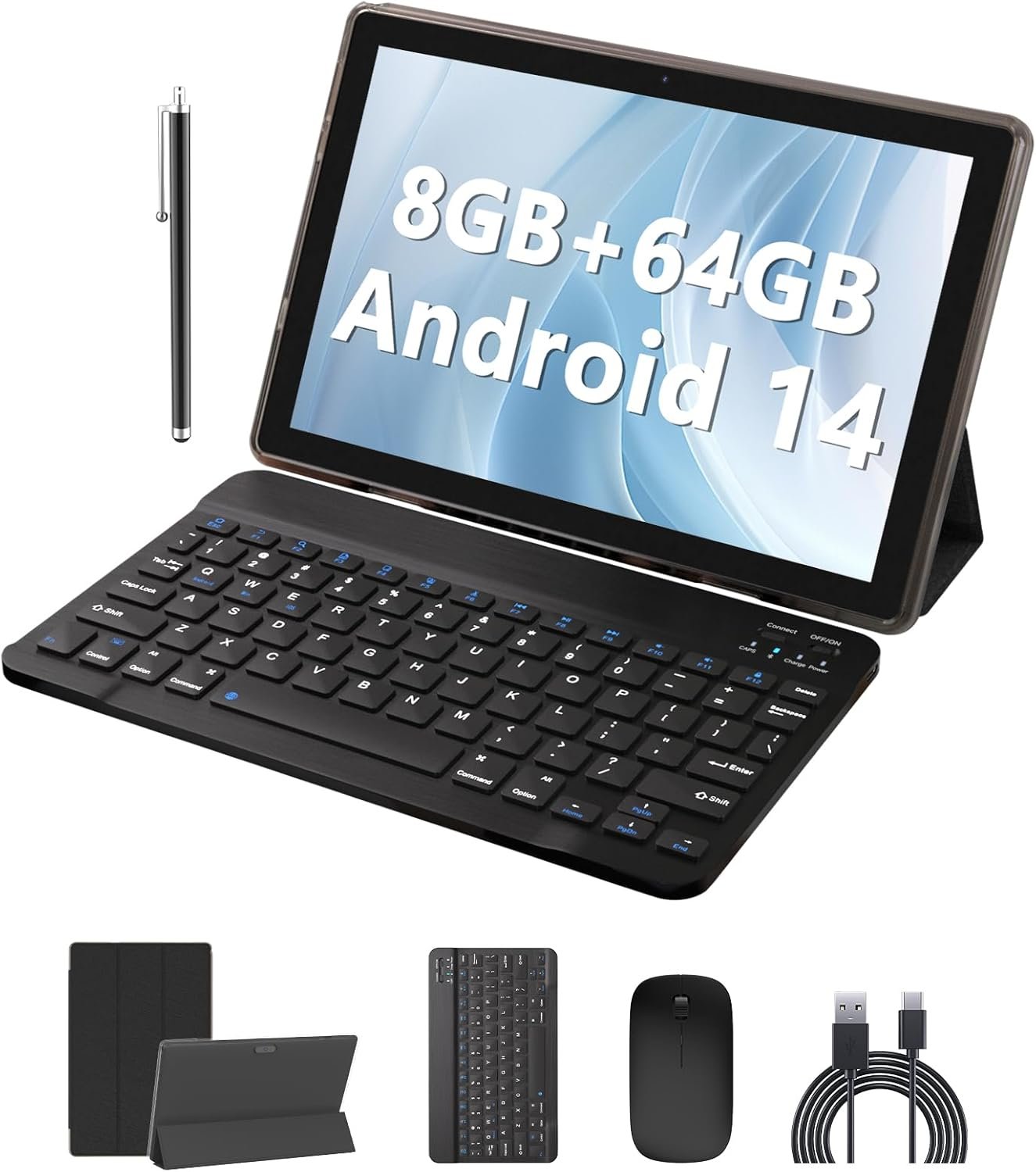 Unleash Productivity: Review of the Android 14 2-in-1 Tablet with Keyboard and More