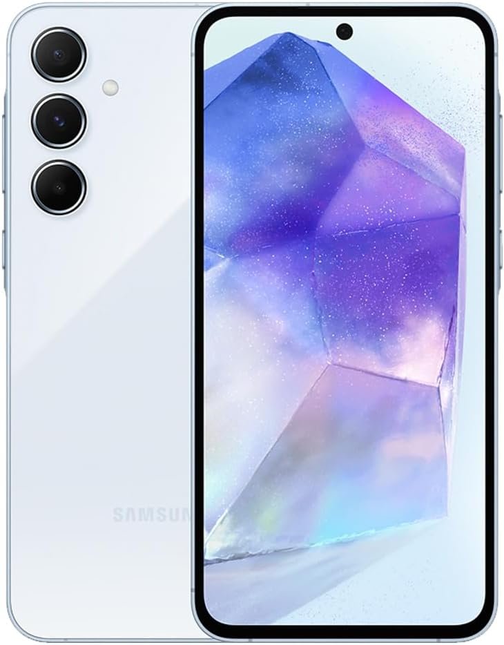 Unleash the Power: Review of the Samsung Galaxy A55 5G Smartphone in Awesome Ice Blue