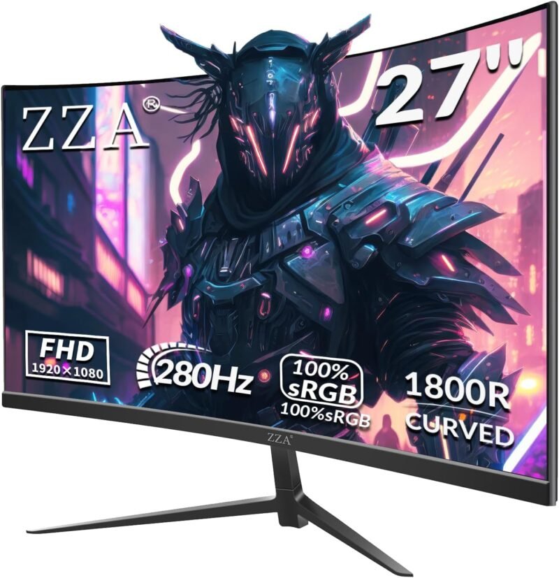 Unleash Your Game: ZZA 27" Curved Gaming Monitor Review