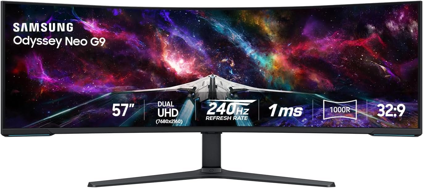 Unleash Your Gaming Potential: A Deep Dive into the SAMSUNG 57" Odyssey Neo G9 Monitor