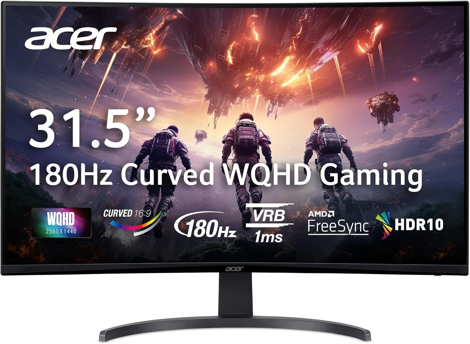 Unleash Your Gaming Potential: Acer Nitro 31.5" WQHD Curved Monitor Review