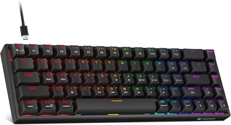 Unleash Your Gaming Potential: KOORUI 60% Mechanical Keyboard Review