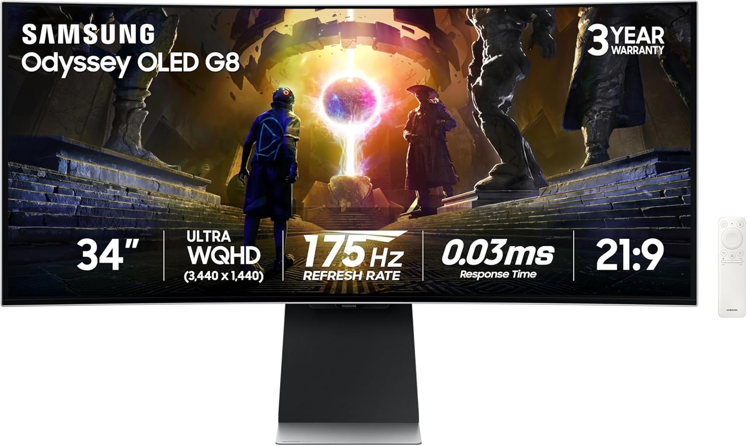 Unleash Your Gaming Potential: Samsung 34-Inch Odyssey QD-OLED G8 Monitor Review
