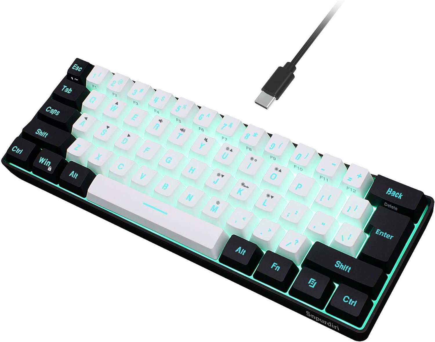 Unleash Your Gaming Potential: Snpurdiri 60% Wired Gaming Keyboard Review
