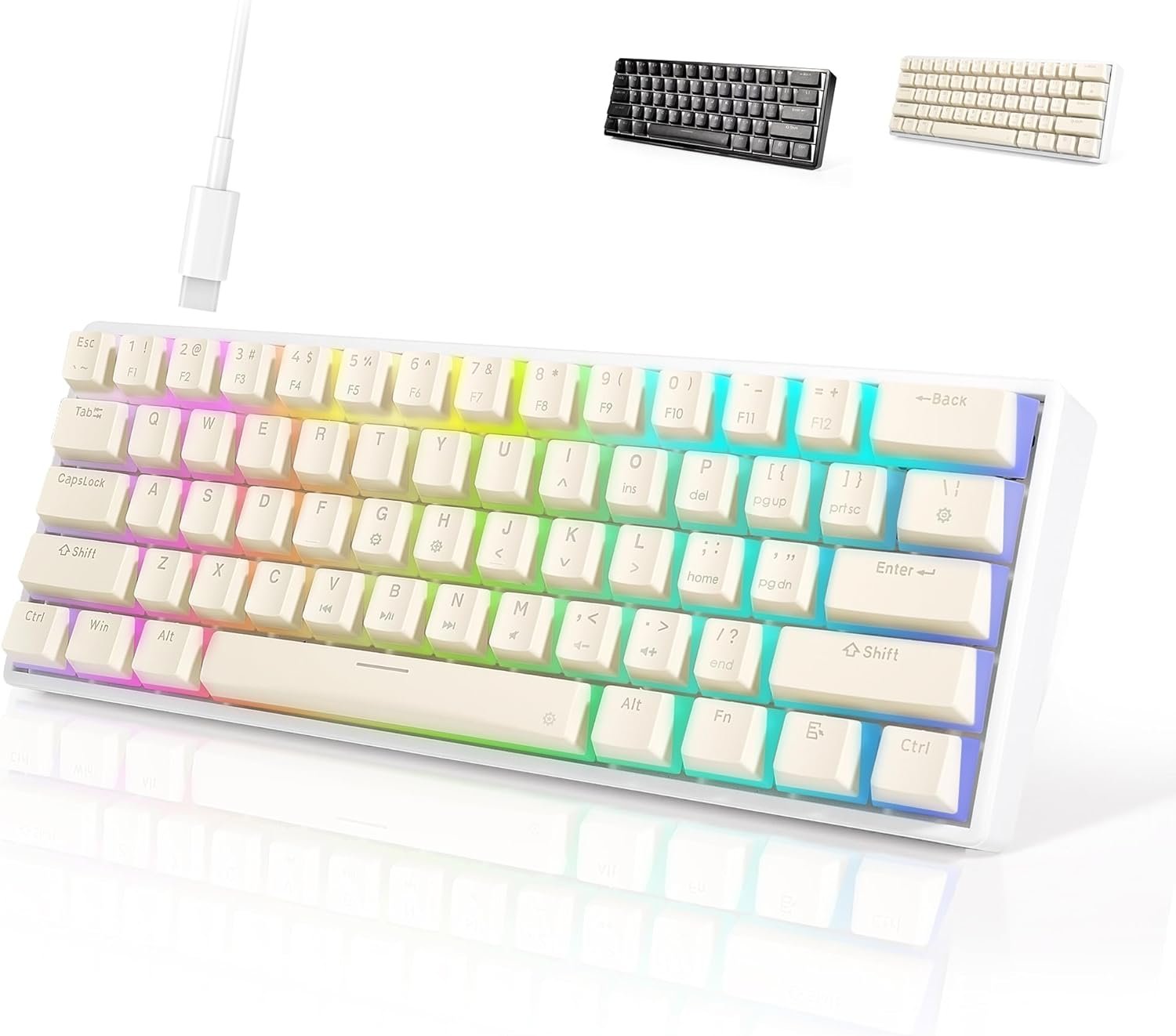 Unleash Your Gaming Potential: The 60% RGB Mechanical Keyboard Review