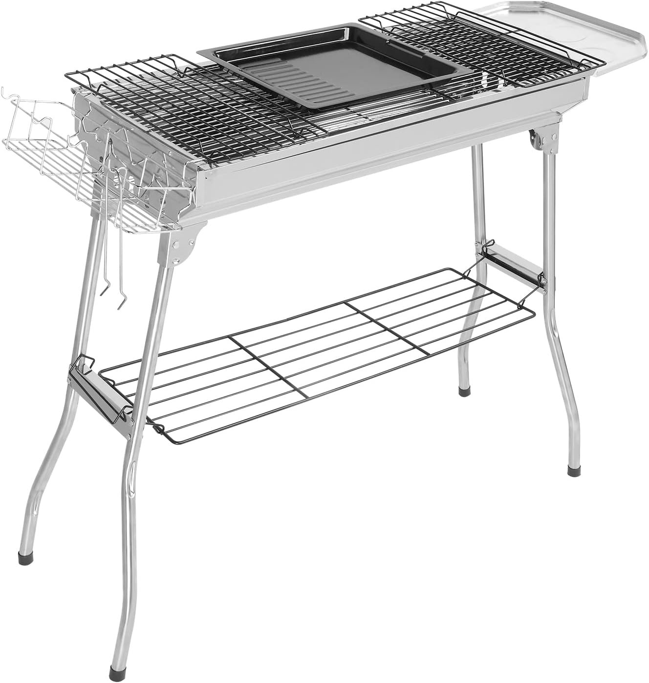 Unleash Your Inner Grill Master: The Ultimate Portable Stainless Steel BBQ Grill for Every Adventure!