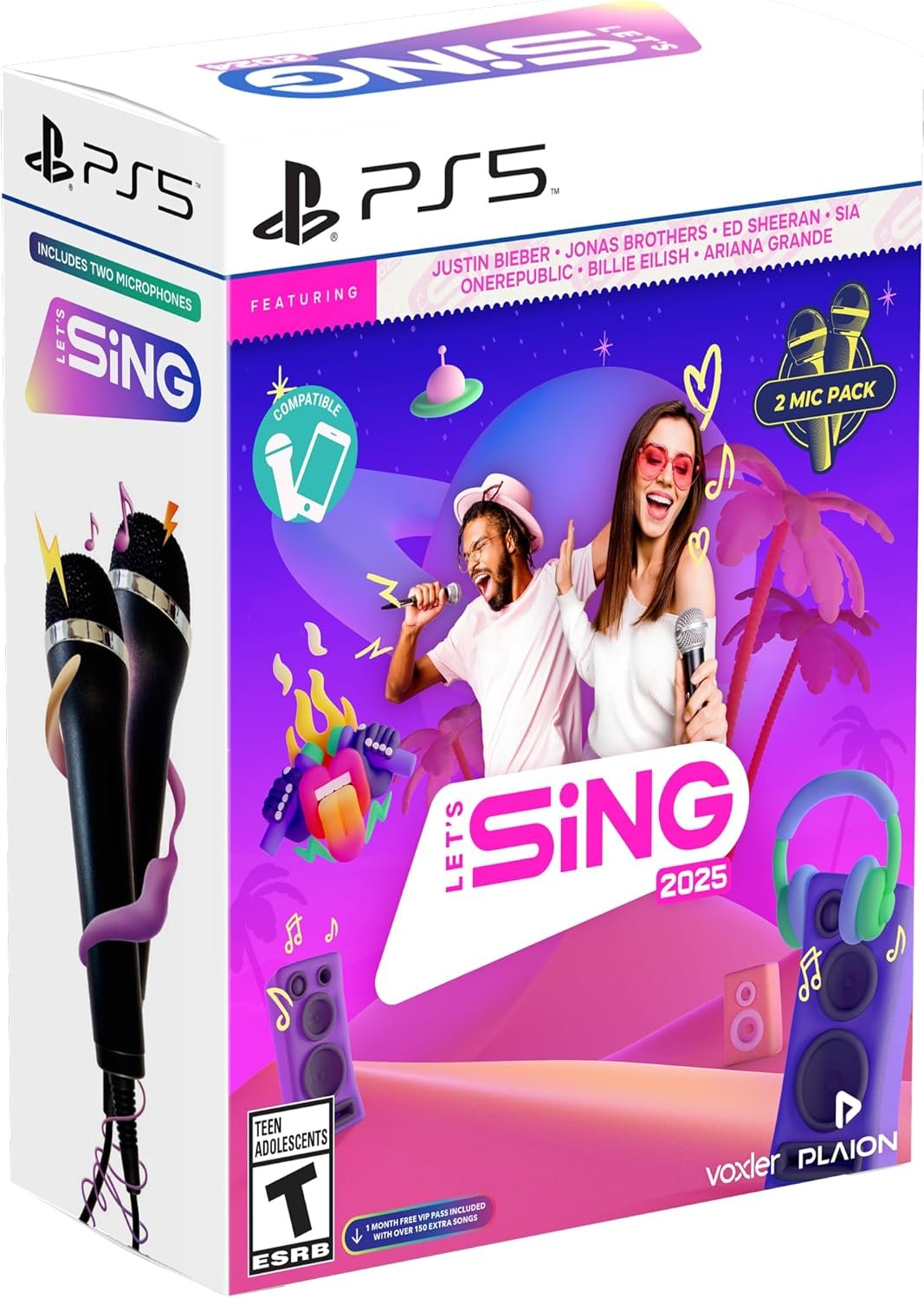 Unleash Your Inner Star: Let’s Sing 2025 (2 Mic Bundle) for PS5 Reviewed!