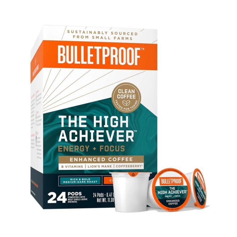 Unleash Your Potential: Bulletproof High Achiever Coffee Pods for Ultimate Focus and Energy!