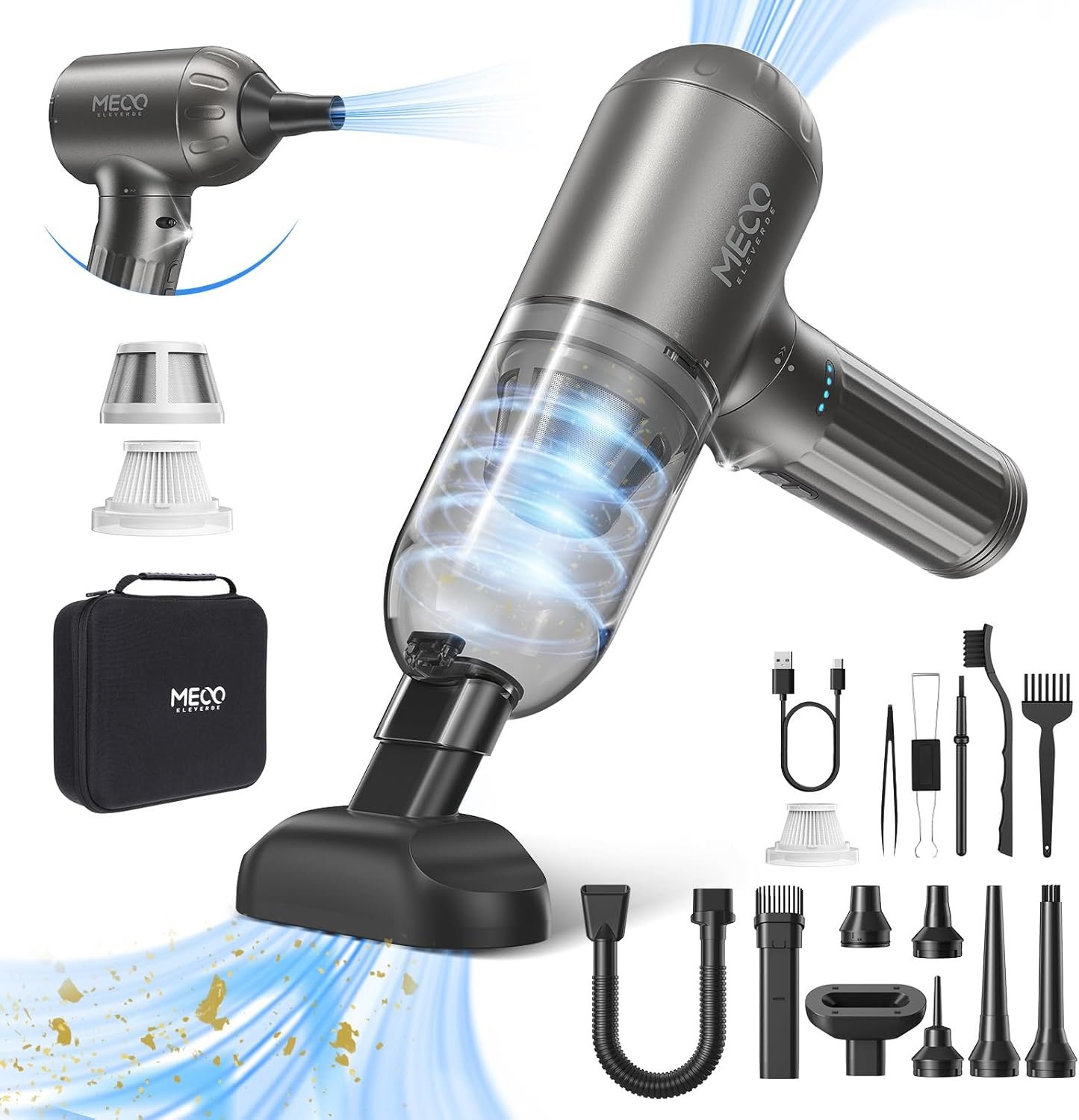 Unleashing Power: MECO ELEVERDE Cordless Vacuum Review for Home and Car!