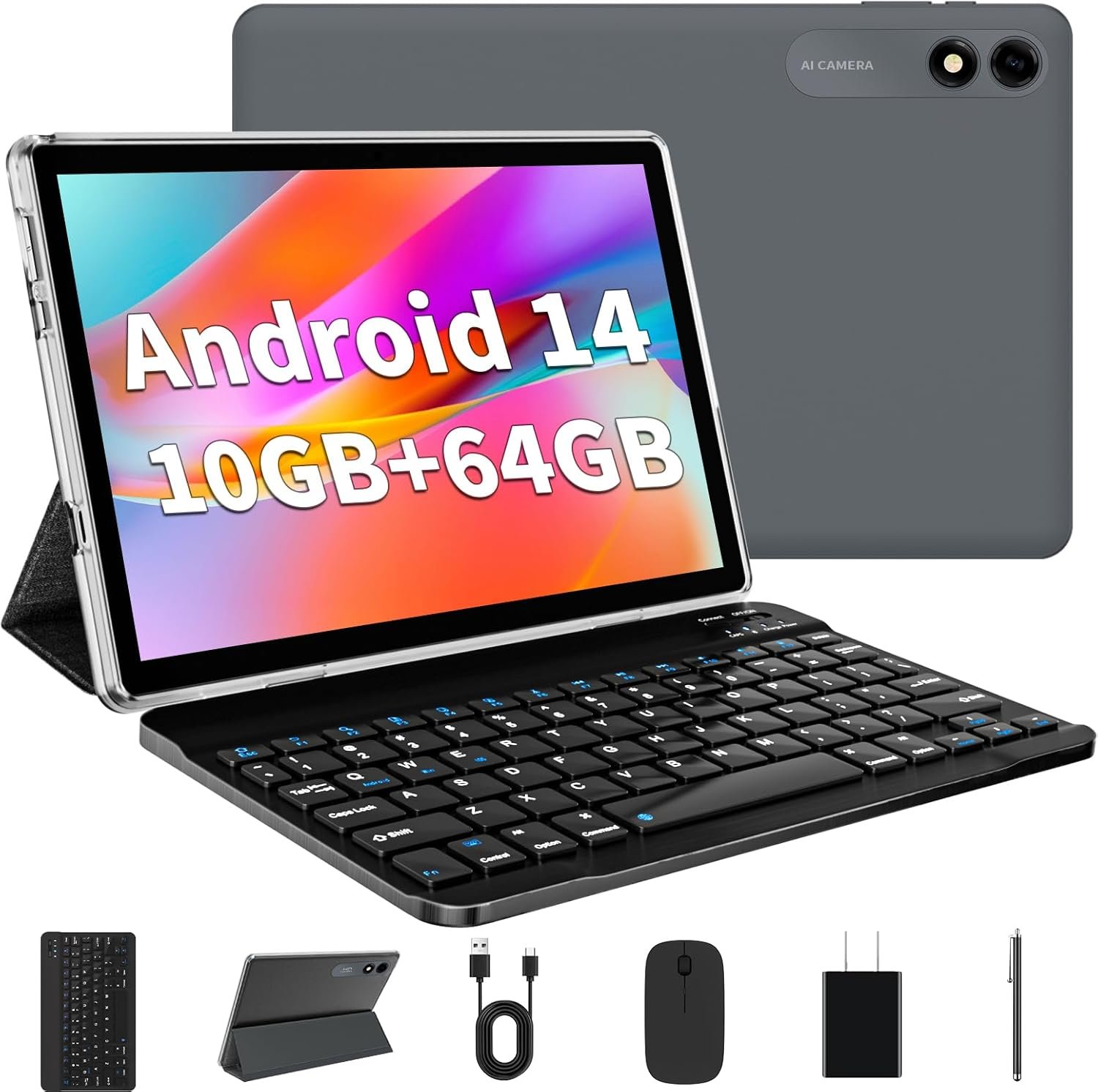 Unleashing Productivity: Review of the Android 14 Tablet 10.1" with Keyboard & 1TB Expandable Storage