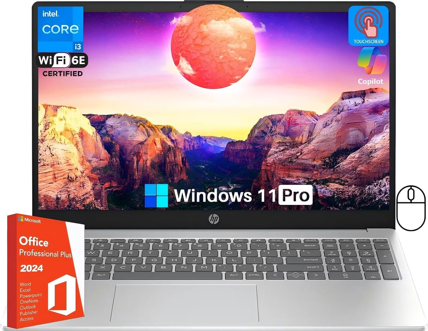 Unleashing Productivity: Review of the HP 15.6" Touchscreen Business Laptop with Lifetime MS Office 2024