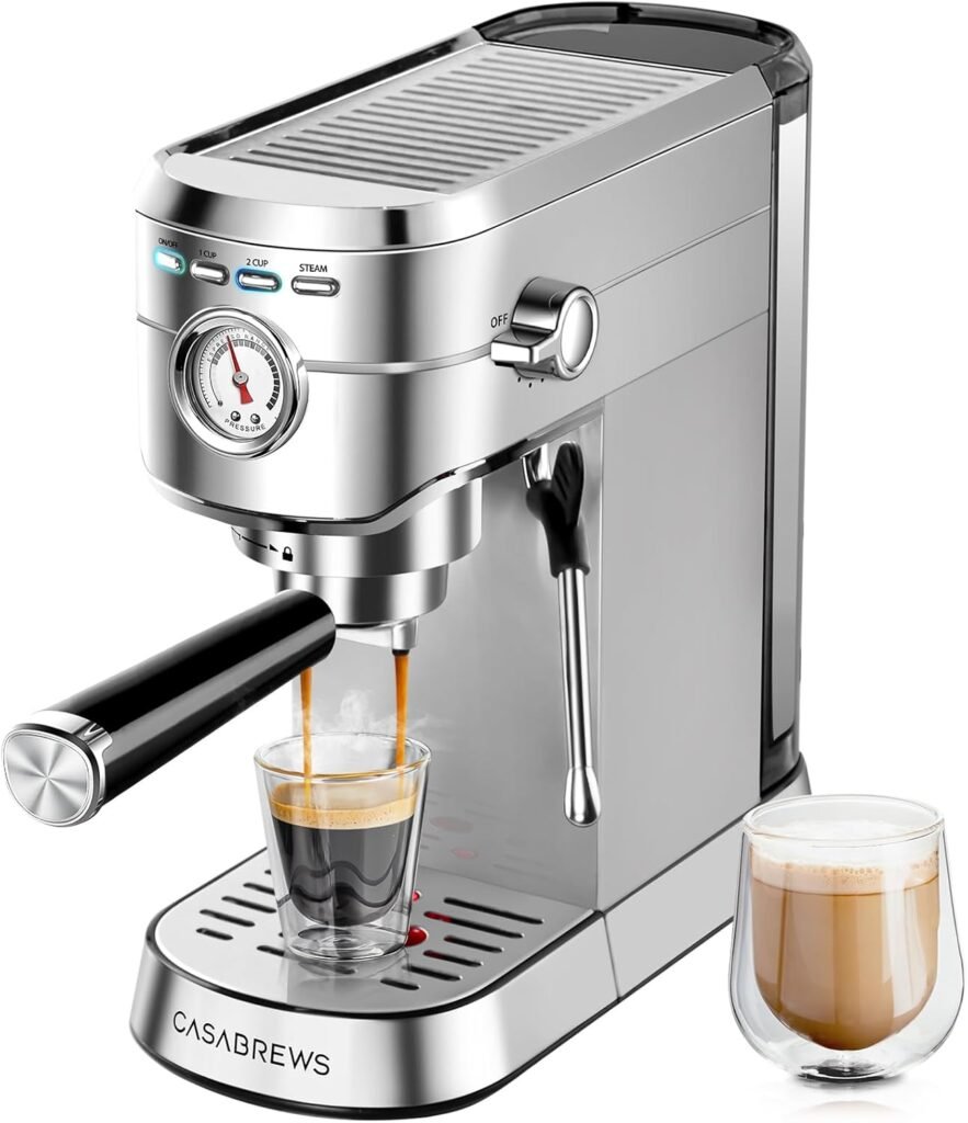 Unlock Café Quality at Home: Review of the CASABREWS CM5418 Espresso Machine