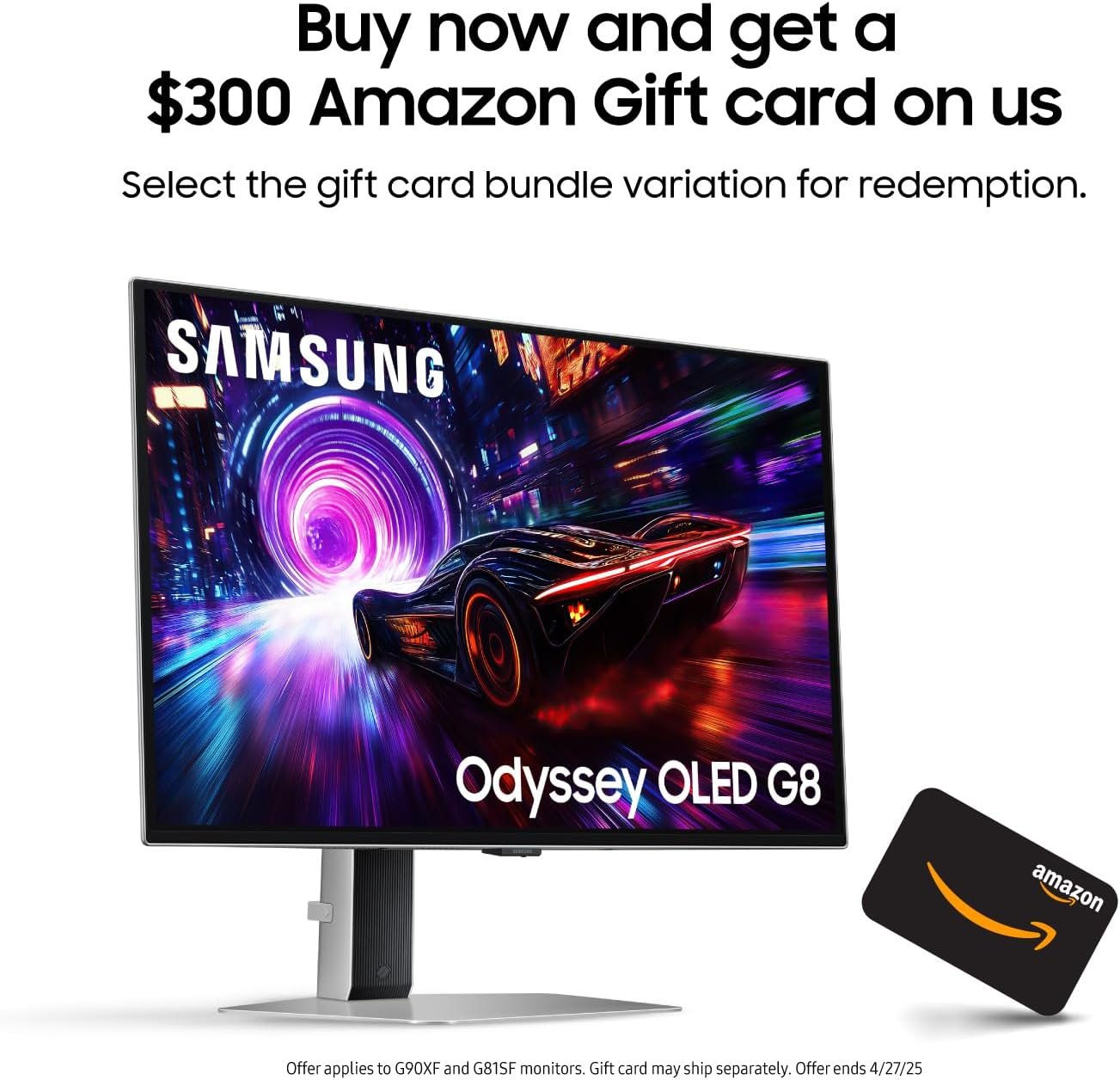 Unlock Epic Gaming: SAMSUNG 27-inch Odyssey QD-OLED G8 Review & Gift Card Offer!
